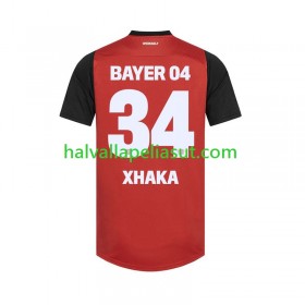 Jalkapallo Pelipaidat/Peliasut Bayer 04 Leverkusen XHAKA 34 Kotipaita 2024-2025 Lyhythihainen